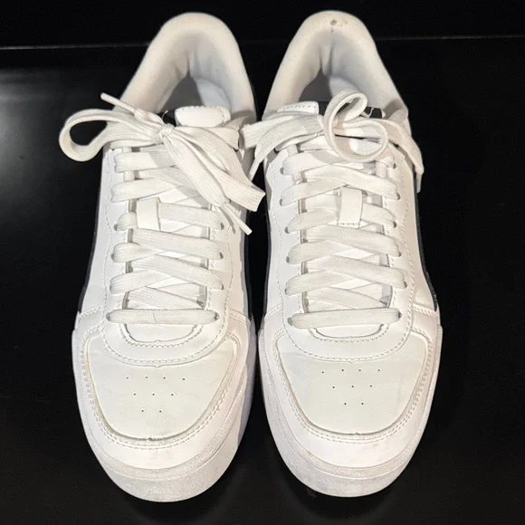 Puma White and Black Women's Sneakers - Picture 2 of 6